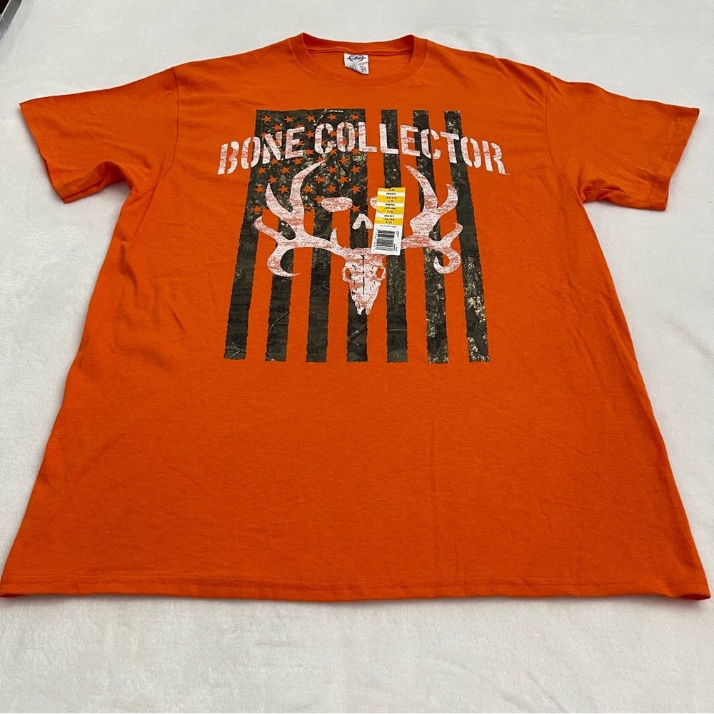 DELTA PRO WEIGHT BONE COLLECTOR T-SHIRT MENS SIZE L , ORANGE